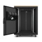 APC NetShelter - Rack informatique insonorisé - 17U - Finition Erable