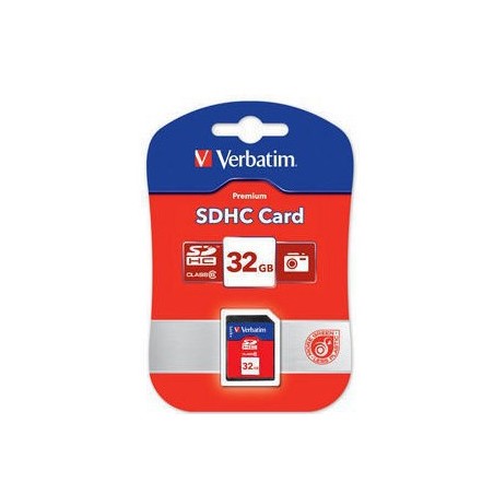 Verbatim SecureDigital SDHC Class 6 32GB 32 Go