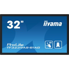 iiyama TF3239AS-B1AG écran plat de PC 80 cm (31.5") 1920 x 1080 pixels Full HD LED Écran tactile Noir