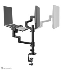 Neomounts DS20-425BL2 Support d'écran à fixer avec support pour ordinateur portable 17-27" - économie d'espace