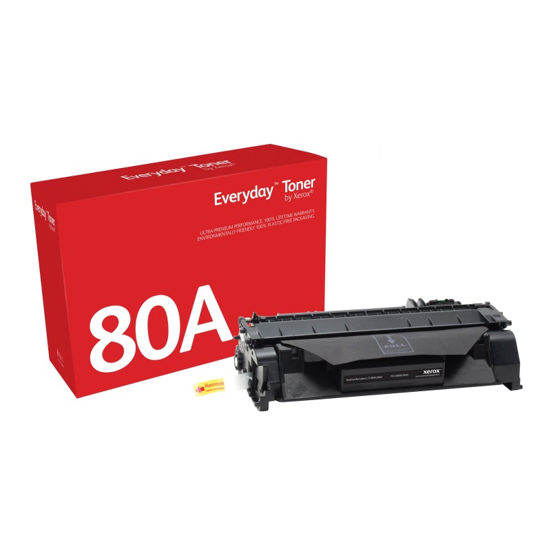 Toner Everyday™ Noir de Xerox compatible avec HP 80A (CF280A), Capacité standard