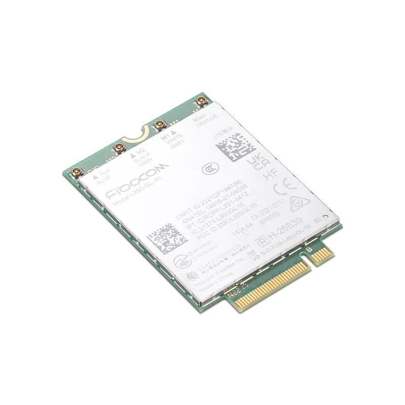 Lenovo 4XC1M72797 carte réseau Interne WWAN 1000 Mbit/s Lenovo 4XC1M72797 carte réseau Interne WWAN 1000 Mbit/s