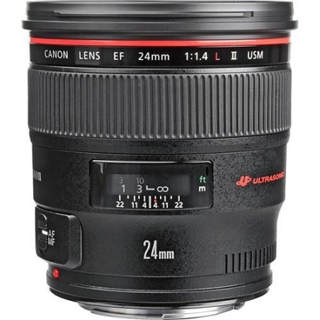 Canon EF 24mm f 1.4L II USM Objectif ultra large Noir