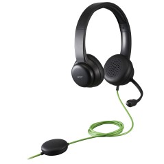 Acer GP.HDS11.01N casque Avec fil Arceau Appels/Musique Noir