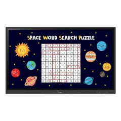 LG 86TR3DK-B tableau blanc interactif 2,18 m (86") 3840 x 2160 pixels Écran tactile Noir