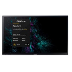 Sharp PN-LA862 Écran plat interactif 2,18 m (86") LCD 500 cd m² 4K Ultra HD Noir Écran tactile 24 7
