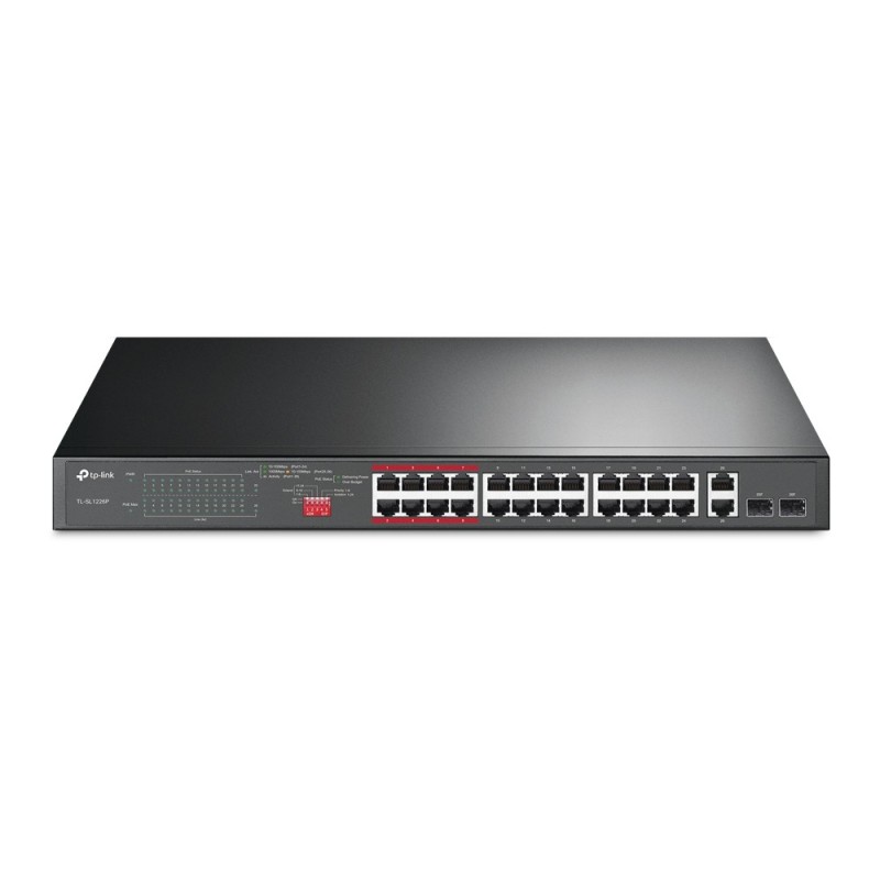TP-Link TL-SL1226P commutateur réseau Non-géré Gigabit Ethernet (10/100/1000) Connexion Ethernet, supportant l'alimentation via TP-Link TL-SL1226P commutateur réseau Non-géré Gigabit Ethernet (10/100/1000) Connexion Ethernet, supportant l'alimentation via