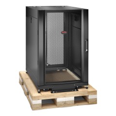 APC Coffret NetShelter SX 18U, pour armoire en rack serveur 600 x 900 mm, avec panneaux latéraux noirs, emballage antichoc