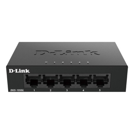 D-Link DGS-105GL E commutateur réseau Non-géré Gigabit Ethernet (10 100 1000) Noir