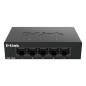 D-Link DGS-105GL/E commutateur réseau Non-géré Gigabit Ethernet (10/100/1000) Noir D-Link DGS-105GL/E commutateur réseau Non-géré Gigabit Ethernet (10/100/1000) Noir