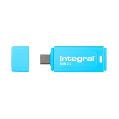 Integral Neon-C INFD32GBNEONCB3.2 lecteur USB flash 32 Go USB Type-C 3.2 Gen 1 (3.1 Gen 1) Noir