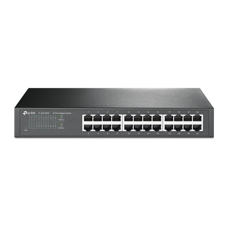 TP-Link TL-SG1024D Non-géré Gigabit Ethernet (10/100/1000) Gris TP-Link TL-SG1024D Non-géré Gigabit Ethernet (10/100/1000) Gris