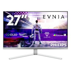 Philips Evnia 8000 27M2N8500 00 écran plat de PC 67,3 cm (26.5") 2560 x 1440 pixels Quad HD QD-OLED Blanc