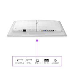 Philips Evnia 8000 27M2N8500 00 écran plat de PC 67,3 cm (26.5") 2560 x 1440 pixels Quad HD QD-OLED Blanc
