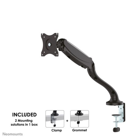 Neomounts NM-D500BLACK Support d'écran à fixer 10-30" - ressort à gaz