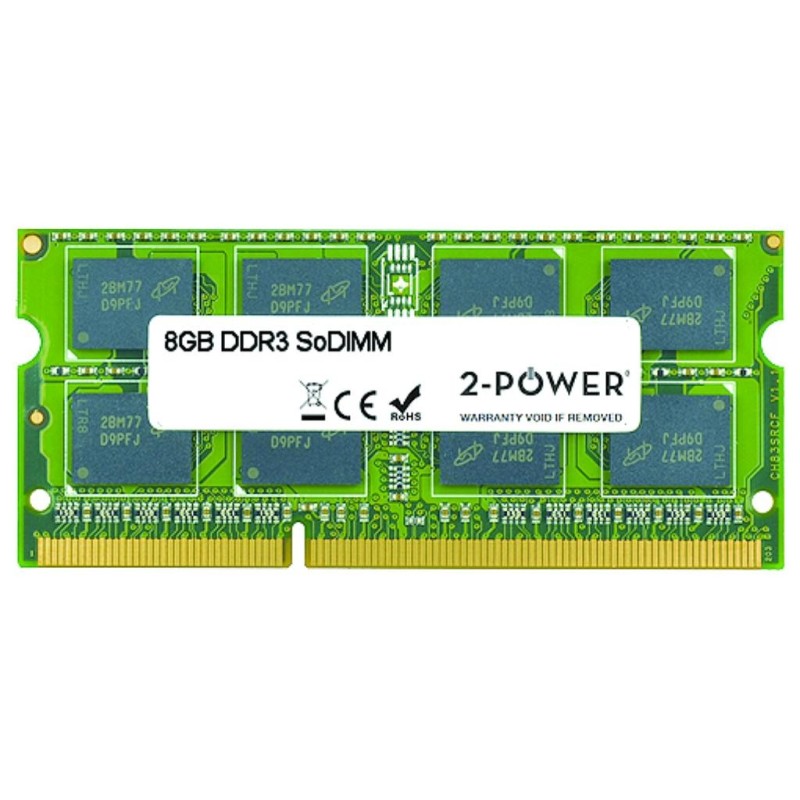 2-Power MEM5203A module de mémoire 8 Go 1 x 8 Go DDR3 204-pin SO-DIMM 2-Power MEM5203A module de mémoire 8 Go 1 x 8 Go DDR3 204-pin SO-DIMM