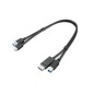 Lenovo 4X91D11453 câble USB USB 3.2 Gen 1 (3.1 Gen 1) 0,43 m USB A USB B Noir
