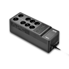 APC Back-UPS BE500G2-FR - Onduleur 8x broches terre (Belgique), 500VA, 1 chargeur USB, 1 port data USB