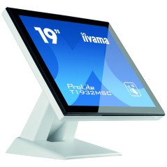 iiyama ProLite T1932MSC-W5AG écran plat de PC 48,3 cm (19") 1280 x 1024 pixels LED Écran tactile Multi-utilisateur Noir, Blanc