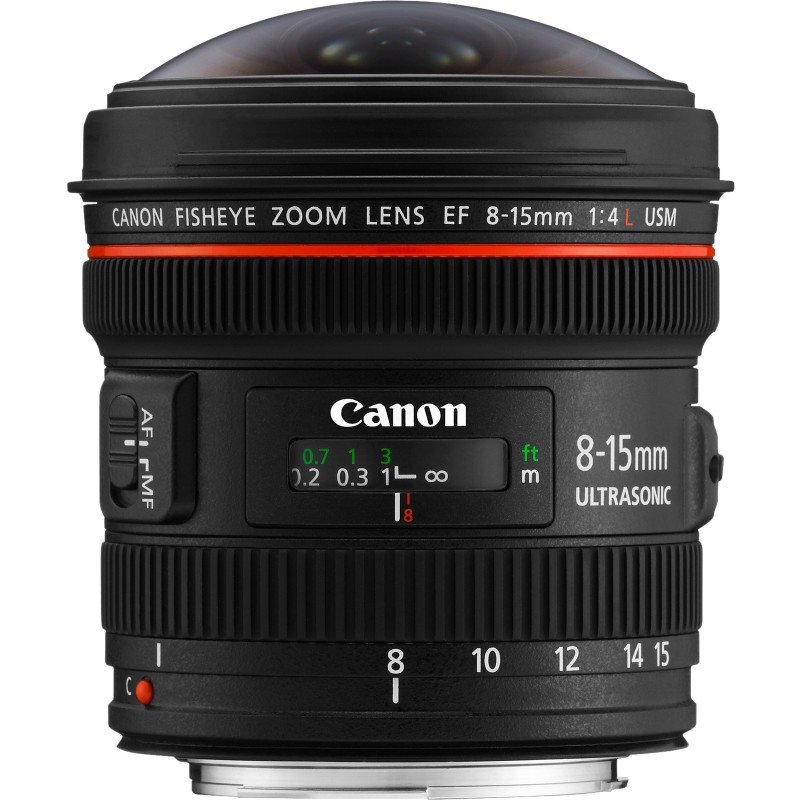 Canon Objectif EF 8-15mm f/4L Fisheye USM Canon Objectif EF 8-15mm f/4L Fisheye USM