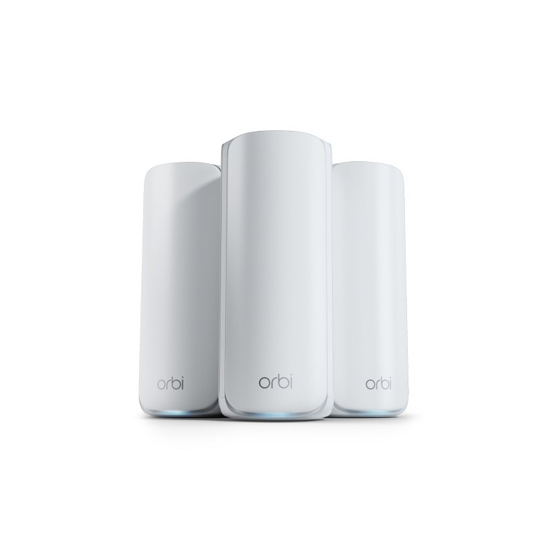 NETGEAR Orbi 770 Tri-bande (2,4 GHz / 5 GHz / 6 GHz) Wi-Fi 7 (802.11be) Blanc 7 Interne NETGEAR Orbi 770 Tri-bande (2,4 GHz / 5 GHz / 6 GHz) Wi-Fi 7 (802.11be) Blanc 7 Interne