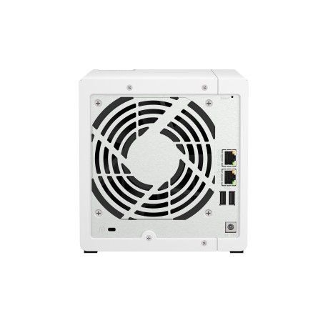 QNAP TS-433 NAS Tower ARM Cortex-A55 4 Go 0 To QNAP QTS Blanc