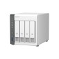 QNAP TS-433 NAS Tower ARM Cortex-A55 4 Go 0 To QNAP QTS Blanc