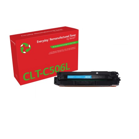 Toner remanufacturé Cyan Everyday™ de Xerox compatible avec Samsung CLT-C506L, Grande capacité