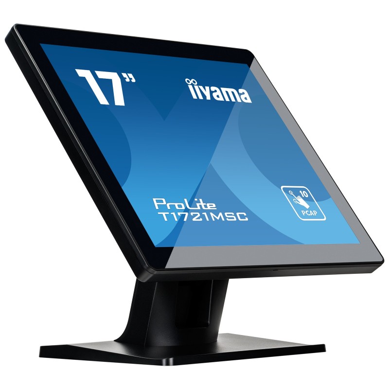 iiyama ProLite T1721MSC-B2 écran plat de PC 43,2 cm (17") 1280 x 1024 pixels SXGA LED Écran tactile Dessus de table Noir iiyama ProLite T1721MSC-B2 écran plat de PC 43,2 cm (17") 1280 x 1024 pixels SXGA LED Écran tactile Dessus de table Noir