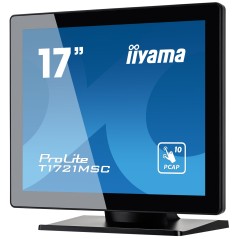iiyama ProLite T1721MSC-B2 écran plat de PC 43,2 cm (17") 1280 x 1024 pixels SXGA LED Écran tactile Dessus de table Noir