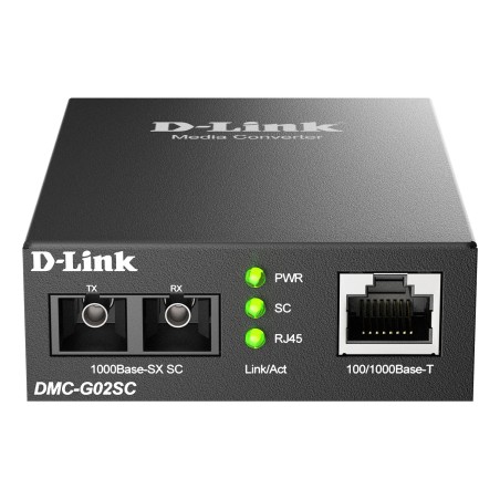 D-Link DMC-G02SC B convertisseur de support réseau 1000 Mbit s Multimode