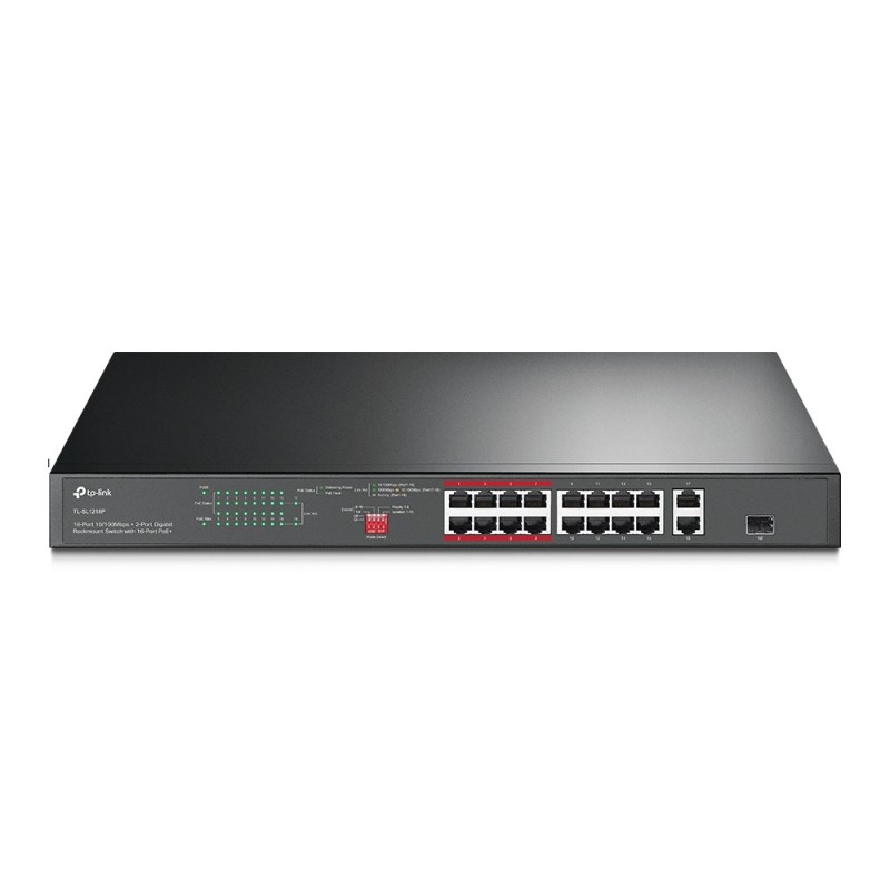 TP-Link TL-SL1218P commutateur réseau Non-géré Gigabit Ethernet (10/100/1000) Connexion Ethernet, supportant l'alimentation via TP-Link TL-SL1218P commutateur réseau Non-géré Gigabit Ethernet (10/100/1000) Connexion Ethernet, supportant l'alimentation via