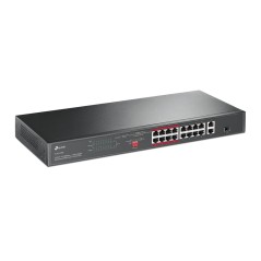 TP-Link TL-SL1218P commutateur réseau Non-géré Gigabit Ethernet (10/100/1000) Connexion Ethernet, supportant l'alimentation via