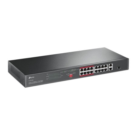TP-Link TL-SL1218P commutateur réseau Non-géré Gigabit Ethernet (10/100/1000) Connexion Ethernet, supportant l'alimentation via