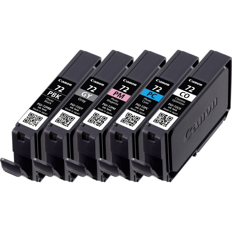 Canon Multipack de cartouches d'encre PGI-72 PBK/GY/PM/PC/CO 5 Canon Multipack de cartouches d'encre PGI-72 PBK/GY/PM/PC/CO 5