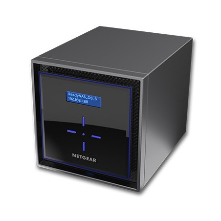 NETGEAR ReadyNAS 424 NAS Bureau Intel Atom® C3338 2 Go DDR4 16 To HDD ReadyNAS OS Noir