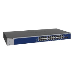 NETGEAR XS724EM Géré L2 10G Ethernet (100 1000 10000) 1U Bleu, Gris