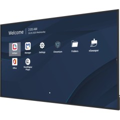 Viewsonic CDE8631-1C Écran d'affichage dynamique Écran plat de signalisation numérique 2,18 m (86") LCD Wifi 500 cd m² 4K Ultra