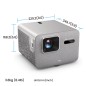 BenQ TK705STi Projecteur à focale courte 3000 ANSI lumens DLP UHD 4K (3840x2160) Gris