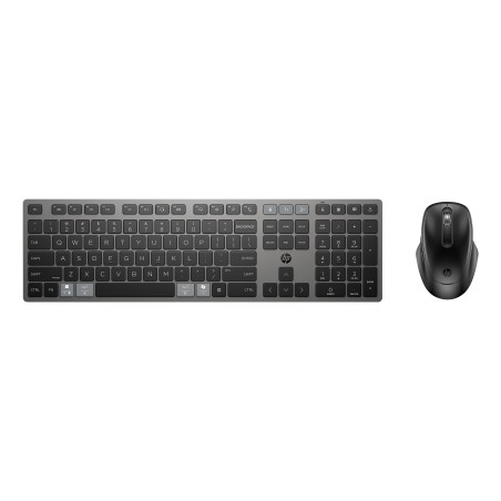 HP 720 MULTI RCHRGBL WLS KB MS clavier Souris incluse Maison USB + Bluetooth Noir