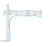 Neomounts NM-D135WHITE Support d'écran à fixer 10-30"