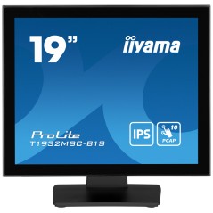 iiyama ProLite T1932MSC-B1S écran plat de PC 48,3 cm (19") 1280 x 1024 pixels Full HD LED Écran tactile Dessus de table Noir