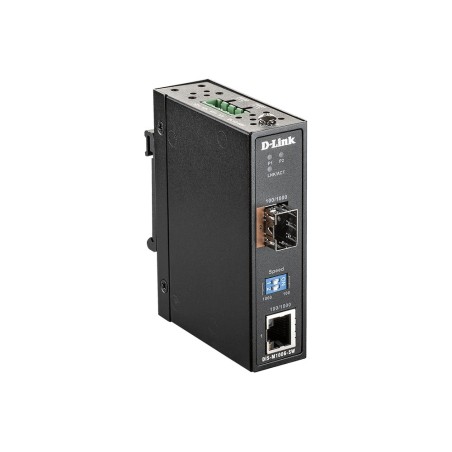 D-Link DIS-M100G-SW convertisseur de support réseau 4000 Mbit s Multimode, Monomode Noir