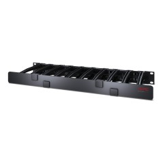 APC NetShelter - Gestionnaire câbles horizontal - 1U x 6p de profondeur - avec capot