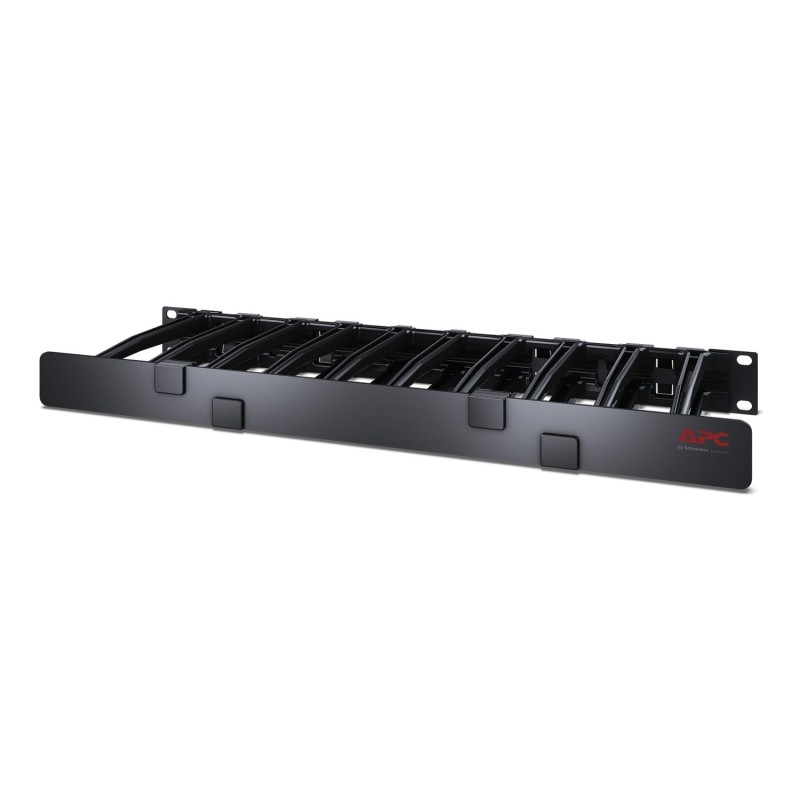 APC NetShelter - Gestionnaire câbles horizontal - 1U x 6p de profondeur - avec capot APC NetShelter - Gestionnaire câbles horizontal - 1U x 6p de profondeur - avec capot