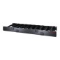 APC NetShelter - Gestionnaire câbles horizontal - 1U x 6p de profondeur - avec capot APC NetShelter - Gestionnaire câbles horizontal - 1U x 6p de profondeur - avec capot