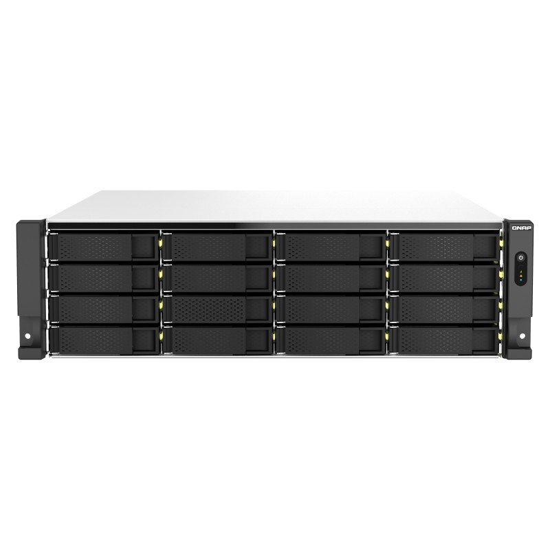 QNAP TS-h2287XU-RP NAS Rack (3 U) Intel Xeon E E-2336 32 Go DDR4 0 To QuTS hero Noir, Blanc