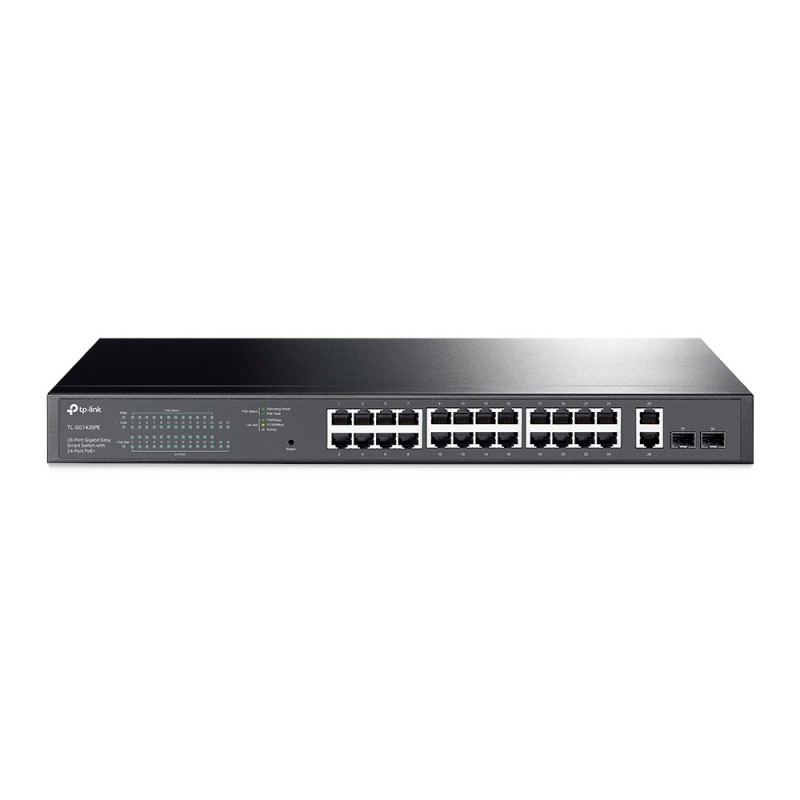 TP-Link TL-SG1428PE commutateur réseau Géré L2 Gigabit Ethernet (10/100/1000) Connexion Ethernet, supportant l'alimentation via TP-Link TL-SG1428PE commutateur réseau Géré L2 Gigabit Ethernet (10/100/1000) Connexion Ethernet, supportant l'alimentation via