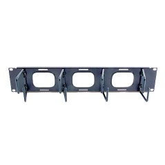 APC Élément de rangement horizontal 2U pour câbles avec ouvertures de passage