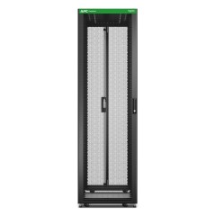 APC EASY RACK 600MM 42U 800MM WITH ROOF SIDE PANEL CASTORS FEET AND 4 BRACKETS NO BOTTOM BLACK Rack autonome Noir